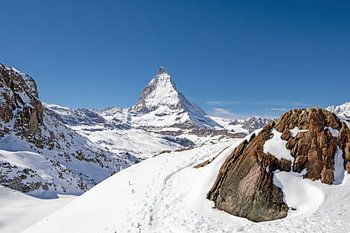 Schweizer Alpen mit Matterhorn
