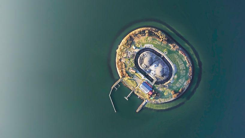 Forteiland Pampus, IJmeer, Nederland van Liset Verberne