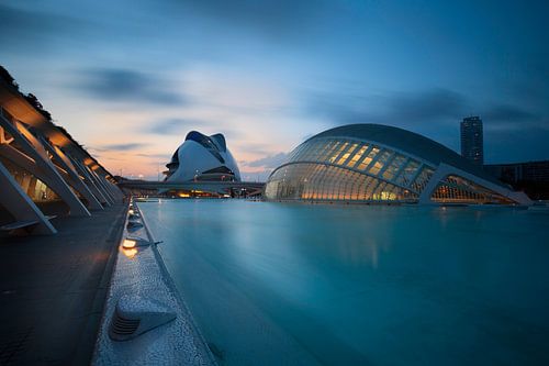 Moderne architectuur van de architect Santiago Calatrava