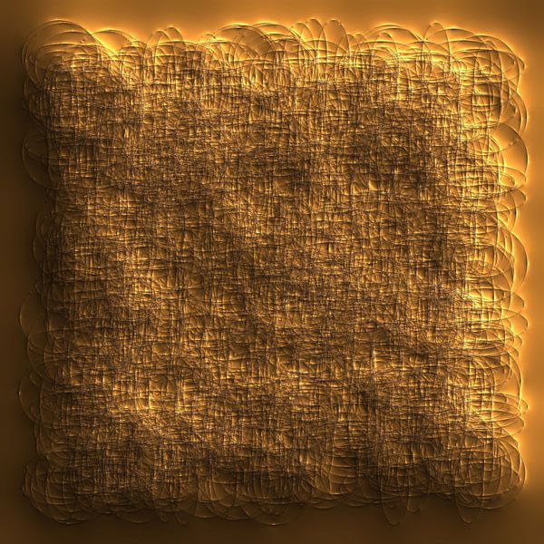 Abstract Style Circles Beige by Hendrik-Jan Kornelis