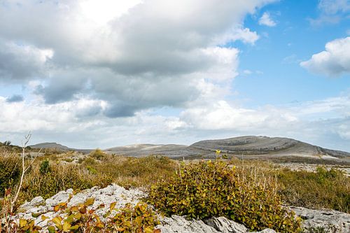 Burren landschap in het najaar