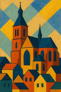 Abstrakte St. Stephanskirche Nijmegen
