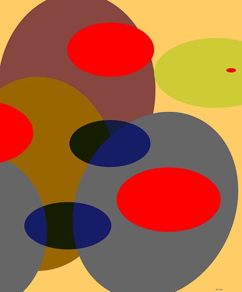Résonance dans l'ovale par Artforyou  werk van Henk Adriani