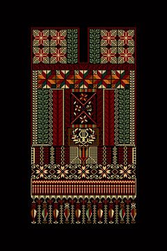 Modèle d'ornement Tatreez 45 sur Richard Laschon