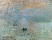 Claude Monet Impression, Sonnenaufgang von Meesterlijcke Meesters Miniaturansicht