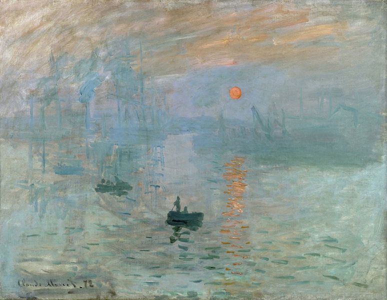 Claude Monet Ipression, soleil levant von Meesterlijcke Meesters