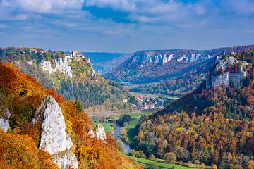 Kasteel Werenwag, Natuurpark Boven-Donau, Schwäbische Alb van Walter G. Allgöwer