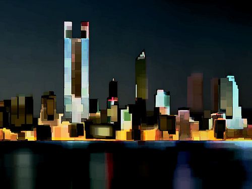 25. City-art, abstract, city F.