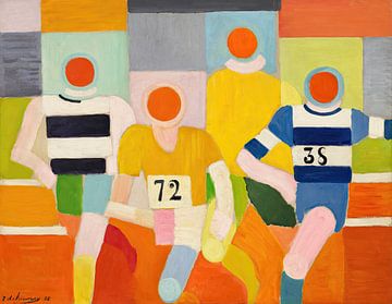 De racers (1930) van Robert Delaunay van Peter Balan