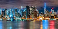 New York Skyline Panorama van Sascha Kilmer thumbnail