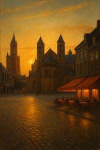 Maastrichts Gouden Zonsondergang