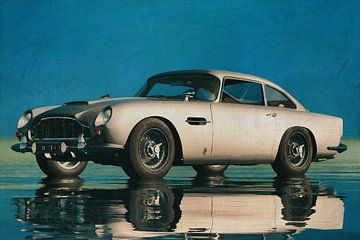 Klassieke Aston Martin DB5 uit 1964