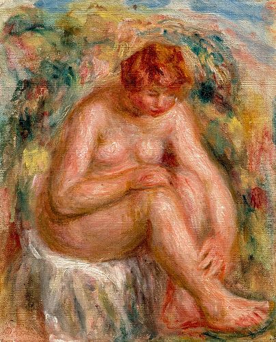 Femme assise nue, August Renoir