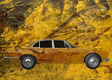 Jaguar XJ Art Car met Leaper van aRi F. Huber