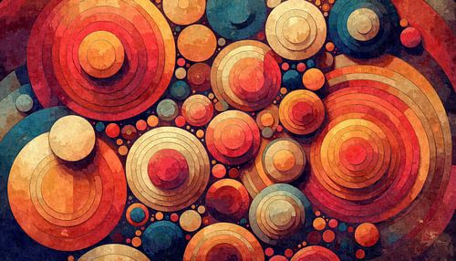 Circular worlds in colour