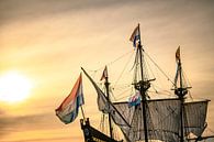 Altes VOC-Segelschiff Halve Maen von Sjoerd van der Wal Fotografie Miniaturansicht