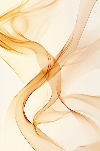 Abstracte golvende lijnen in kleuren