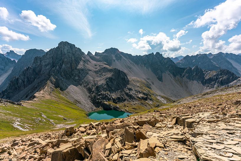 Rocky view of the Gufelsee by Leo Schindzielorz