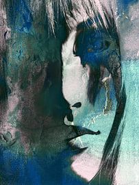 La moitié du visage sur Gabi Hampe