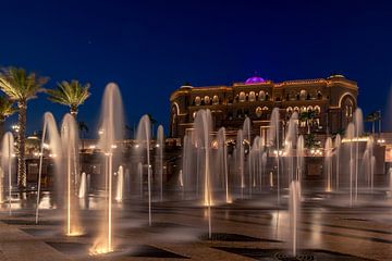 Emirates Palace Fountains by Michael van der Burg