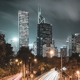 Hong Kong skyline en snelweg van Govart (Govert van der Heijden)