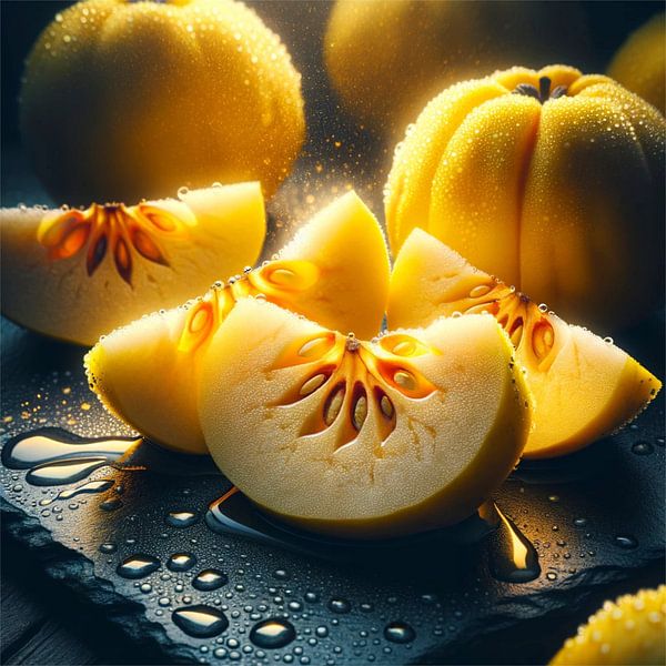Quinces Golden Suns by Eric Nagel