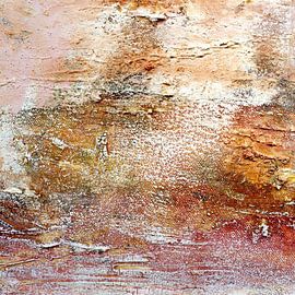 Landschaft - Struktur - Terrakotta 2 von Claudia Gründler