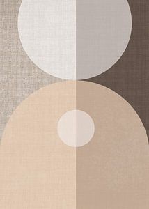 TW Living - Linen collection Abstract ZEN BEIGE