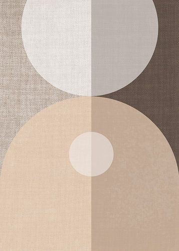 TW Living - Linen collection Abstract ZEN BEIGE