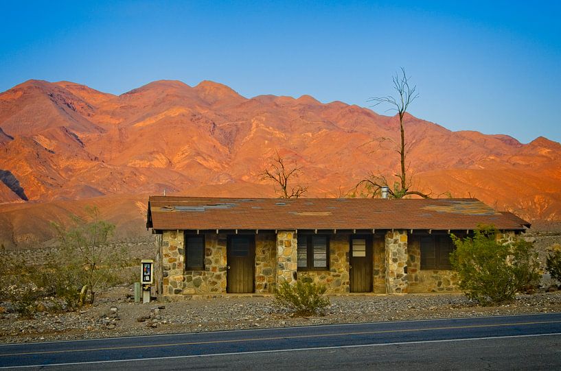 Auswanderer-Campingplatz im Death Valley, Nevada von Arjen van de Belt