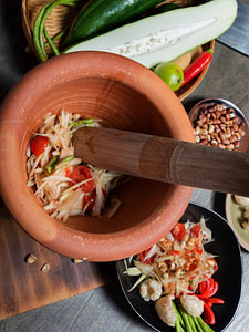 Som Tam papaya Salat