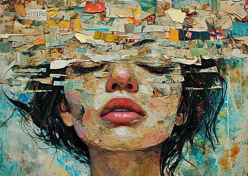 Modern Portrait | Colourful Face