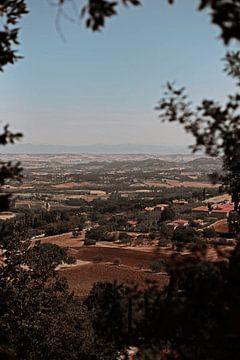 Schöne Aussicht in der Toskana von BY MIRNA