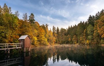 Carler-vijver in Clausthal Zellerfeld van Steffen Henze