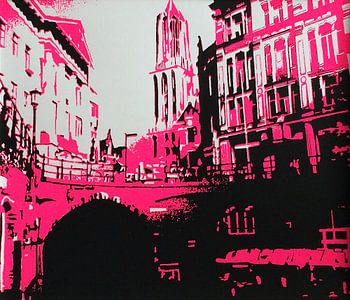 Utrecht Domtoren roze