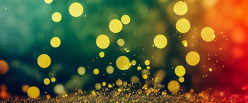 Bokeh lichten, generatieve kunstillustratie