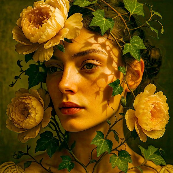 Gesichter des Lichts: Die stille Sprache der Blüten von Klaus Tesching - Art-AI