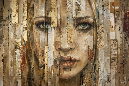 Portrait Modern Gold | Gilded Gaze