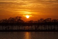 sun going down