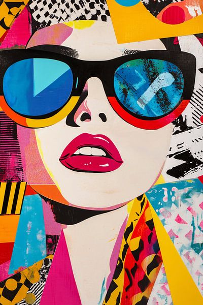 Kleurrijk Pop Art gezicht van Imperial Art House