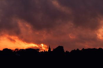 Sunset over Landgraaf
