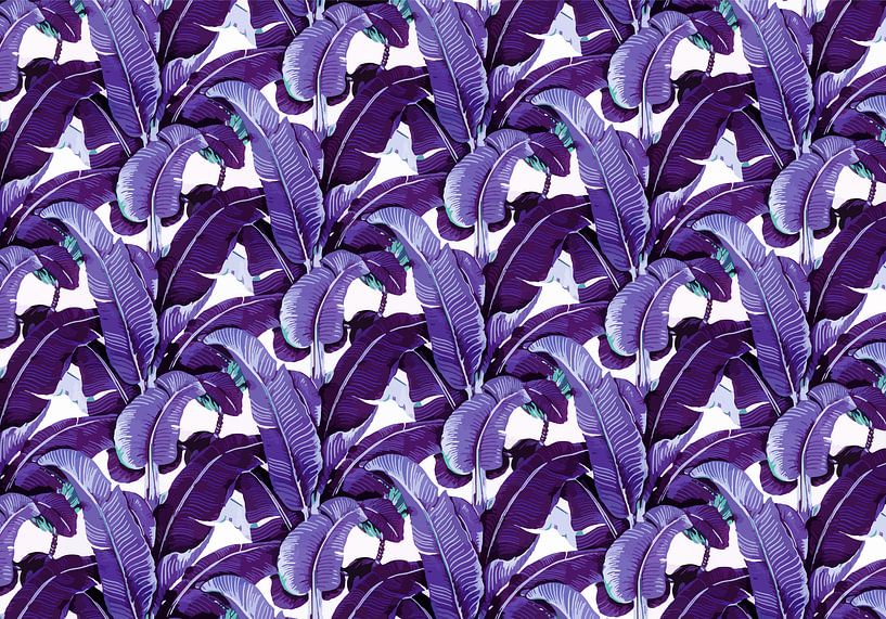 Matinique Banana Leave Purple by Marieke met een twist