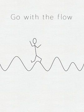 Go with the flow by Hilde Remerie Photography and digital art