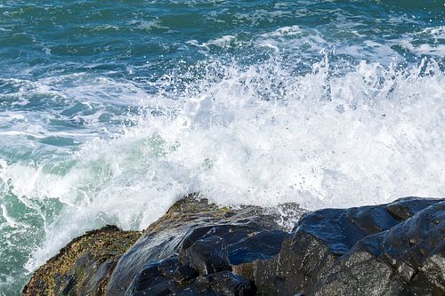 Waves Breaking on Rocks – Ocean Energy Fine Art Photography