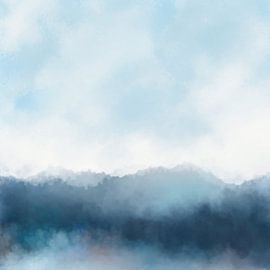 Blue Landscape by Pieter Jaegers