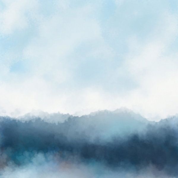 Blue Landscape by Pieter Jaegers