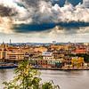 Vue panoramique de la vieille ville de La Havane Cuba sur Dieter Walther