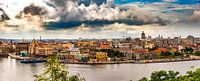 Panorama view of old town of Havana Cuba