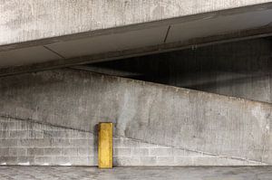Abstracte kunst van beton