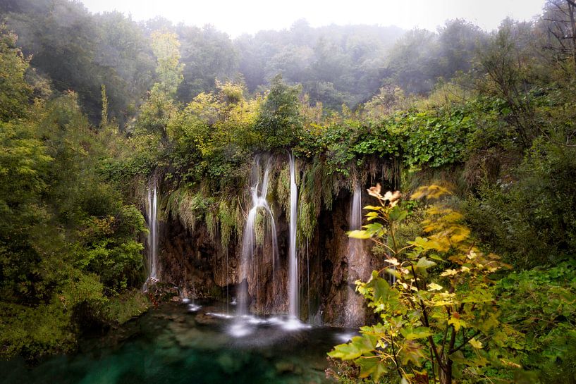 Plitvice watervallen van Roy Poots